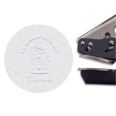 Sello Seco: Exlibris Tazas