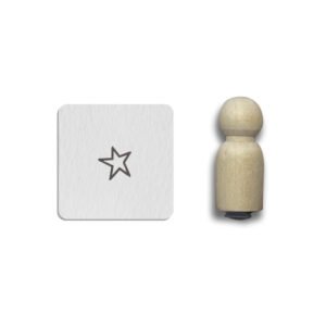 Mini Sello:Estrella Contorno